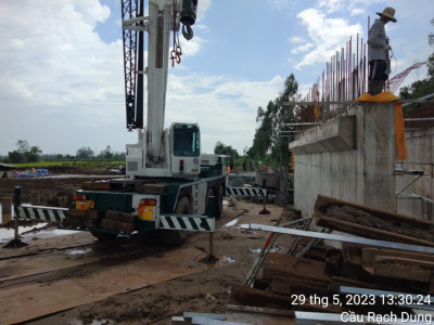 Dự Án Thi công cầu Rạch Dung Quốc lộ 91