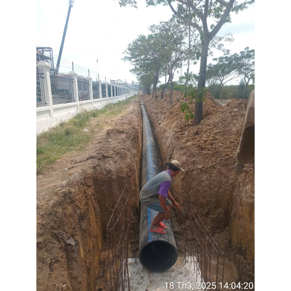 Thoát nước thải HYOSUNG N2 KCN PHÚMỸ II